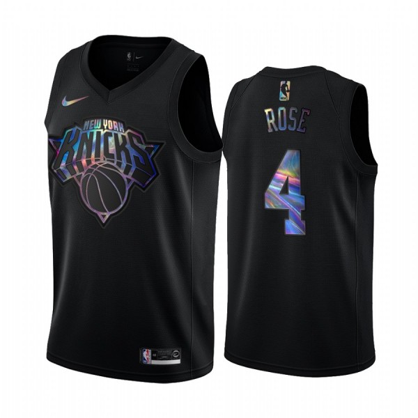 NBA New York Knicks Trikot Derrick Rose 4 Iridescent HWC Collection Swingman - Herren NBA New York Knicks Trikot Derrick Rose 4 Iridescent HWC Collection Swingman - Herren